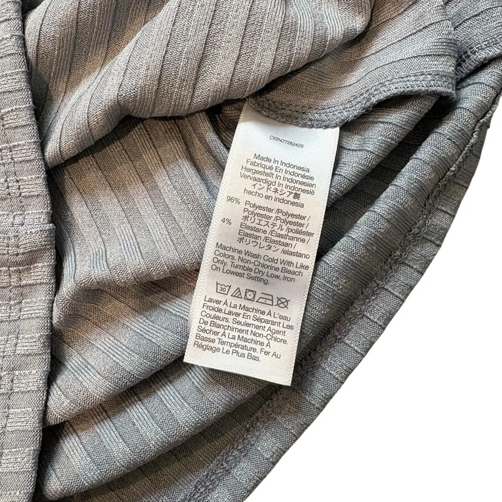 Madewell Ribbed Square-Neck Long-Sleeve Tee, Sz M - Image 16