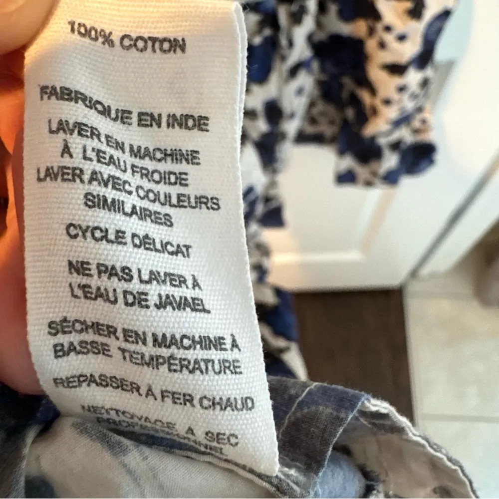 NWT Ulla Johnson Celia Blue Dress Lapis Floral Print Mini Puff Sleeve - Image 9