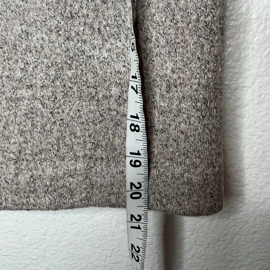 Ann Taylor women’s 10 gray wool metallic knit short pencil skirt career wear - Image 6