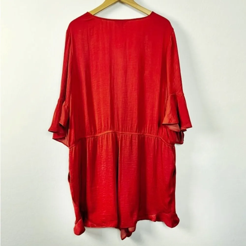 Belle Sky Burnt Orange Romper‎ - Image 3