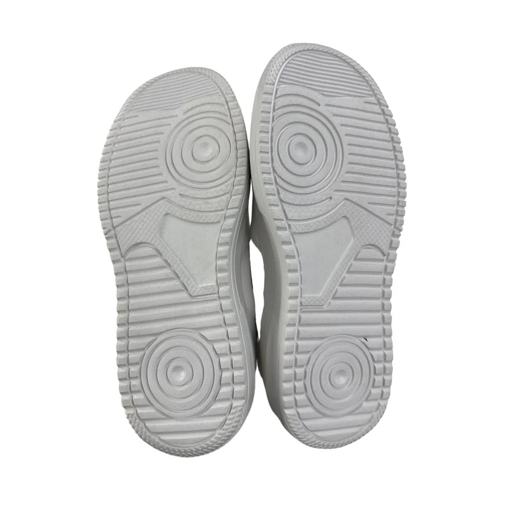 Steve Madden - Perrin Lace Up Platform Sneakers in White - Image 3