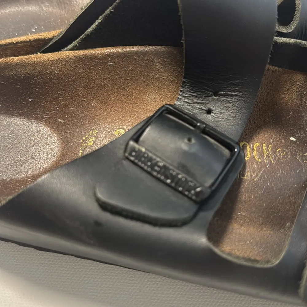 Birkenstock Arizona Leather Black Size 39 - Image 5