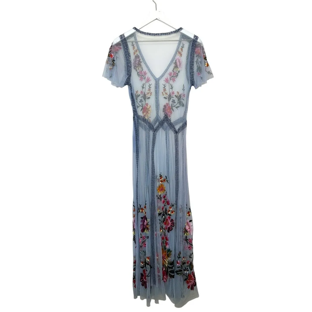 Sundance Garden Soirée Embroidered Dress Maxi Dress Size SP - Image 7