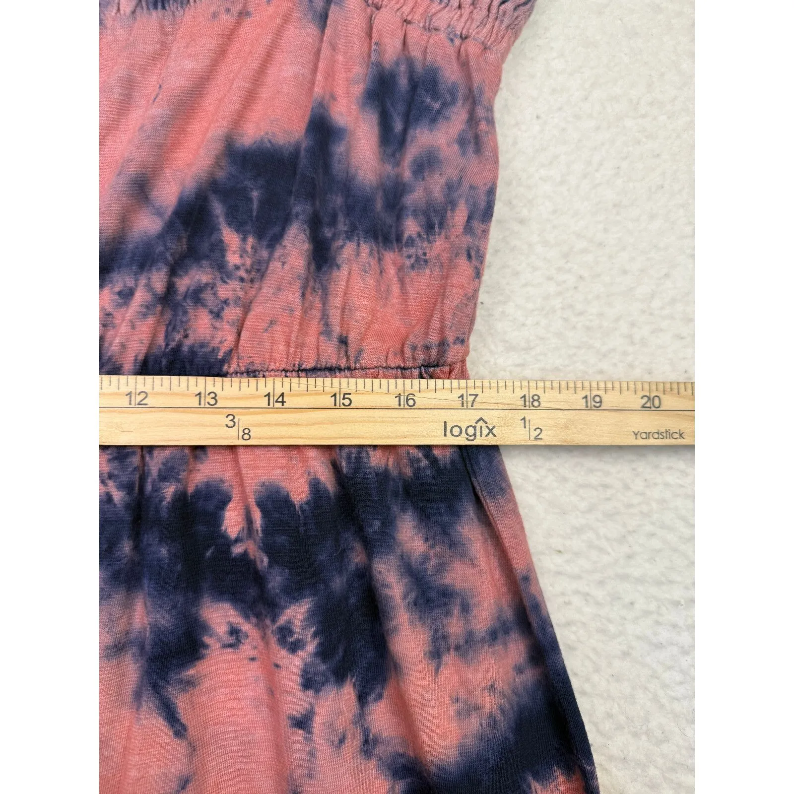 NWT Anthropologie Amadi Strapless‎ Tie Dye Maxi Dress Whimsy Tiered Size Large - Image 5