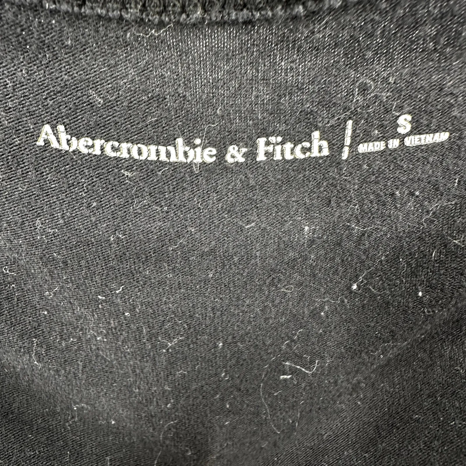 Abercrombie & Fitch Long-Sleeve Bodysuit Scoop Cotton Snap Button Black Small - Image 3