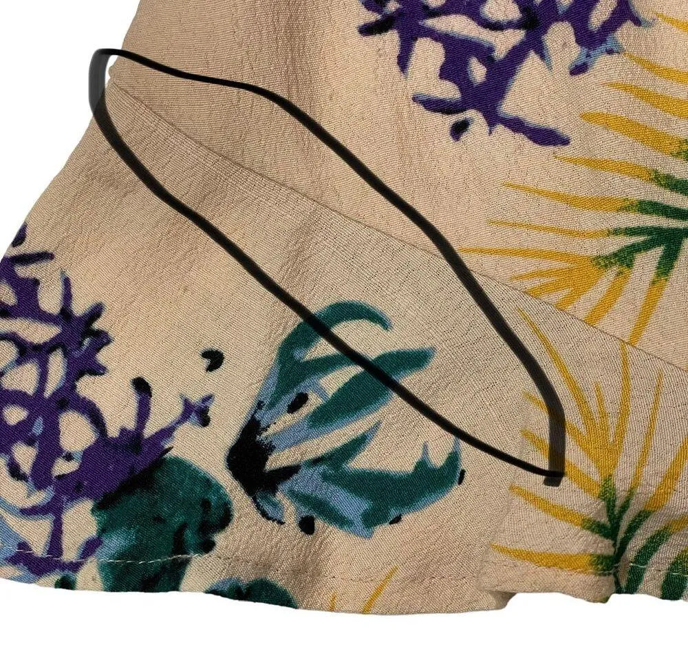 For Love & Lemons Pina Colada Romper - Tropical Print - Small - Image 3