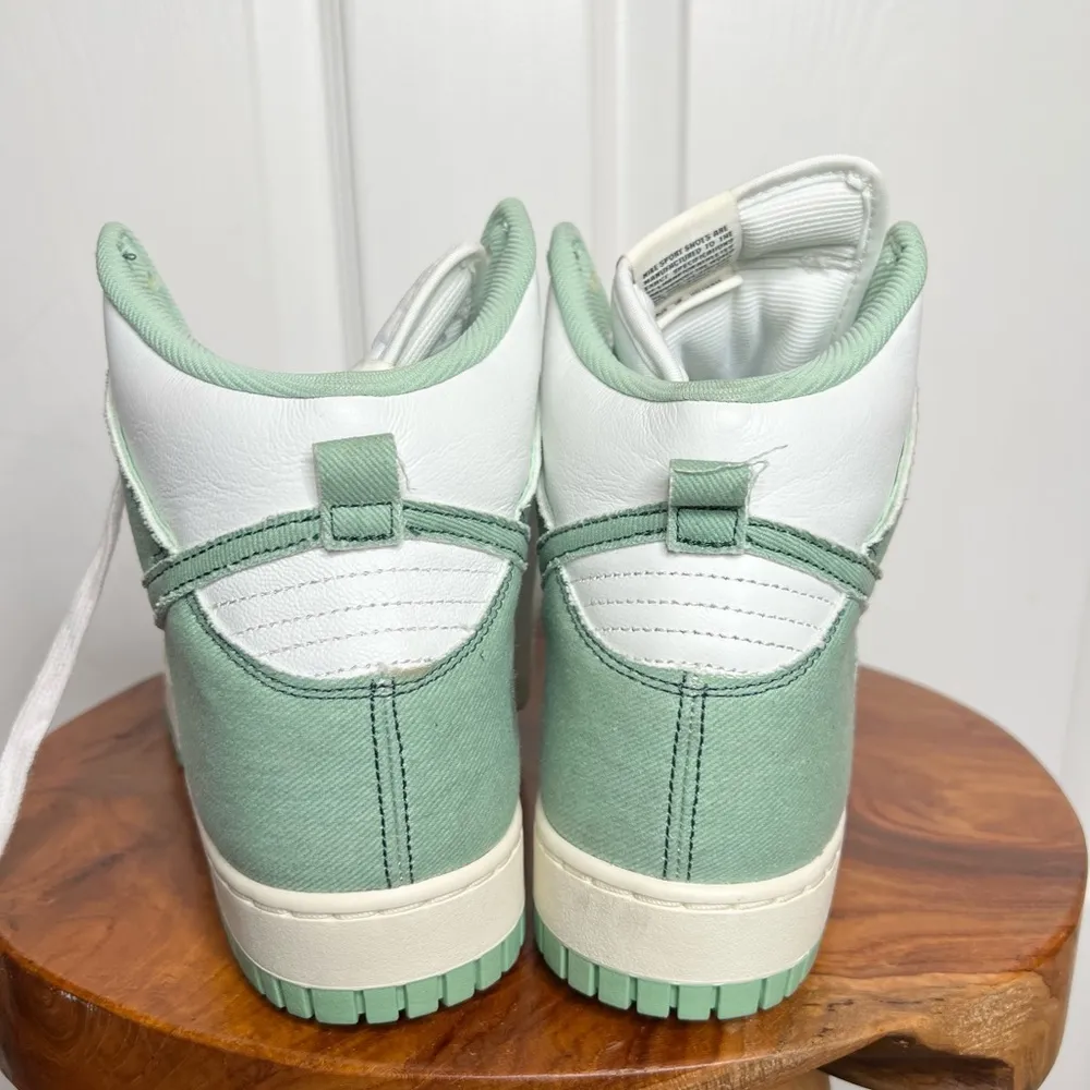 Nike Women's Dunk High 1985 'Enamel Green' Athletic Sneakers Size 13.5 has marks - Image 9