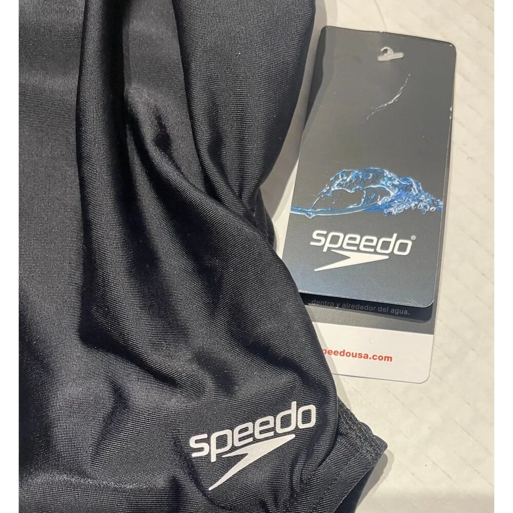 Speedo Pro LT Super Back Swimsuit  Size 2 (28) Black New With Tags - Image 3
