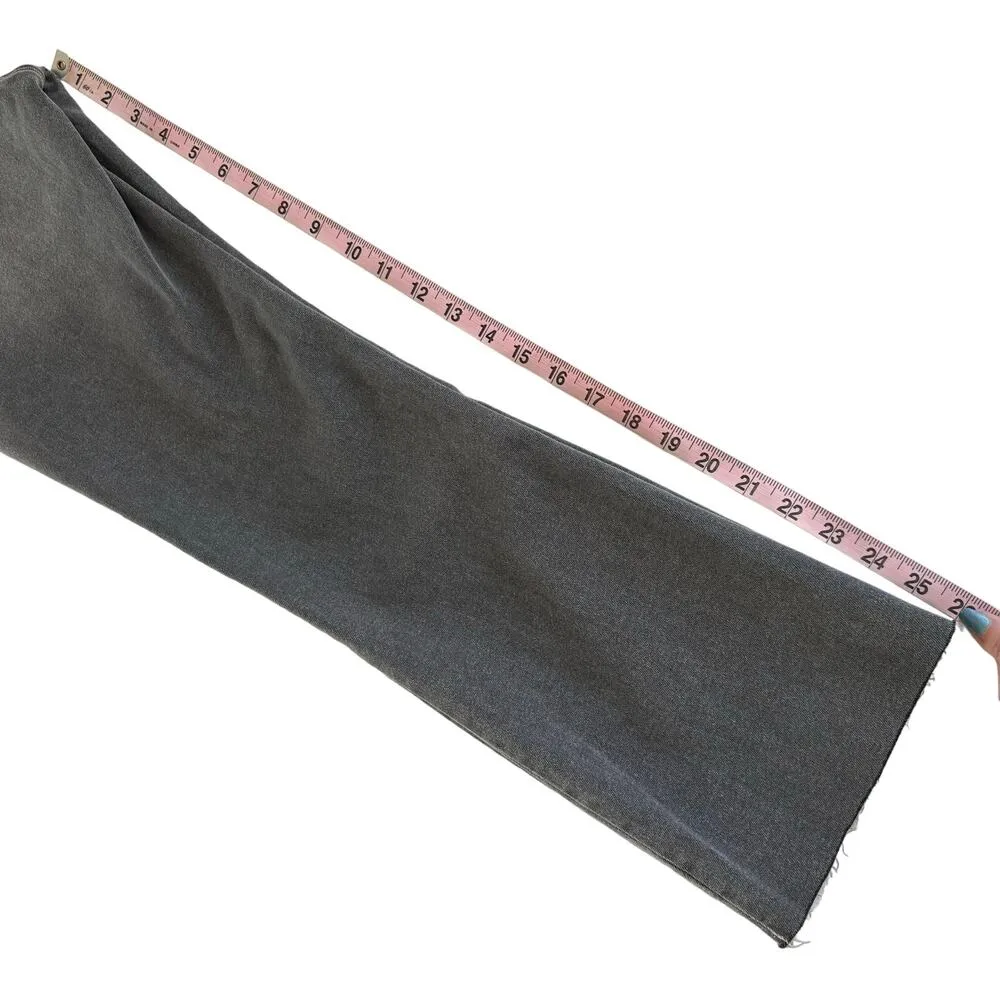 Mavi Jeans Anika Gray High Rise Fray Hem Crop Flare Jeans Women’s Size 27 x 27 - Image 8