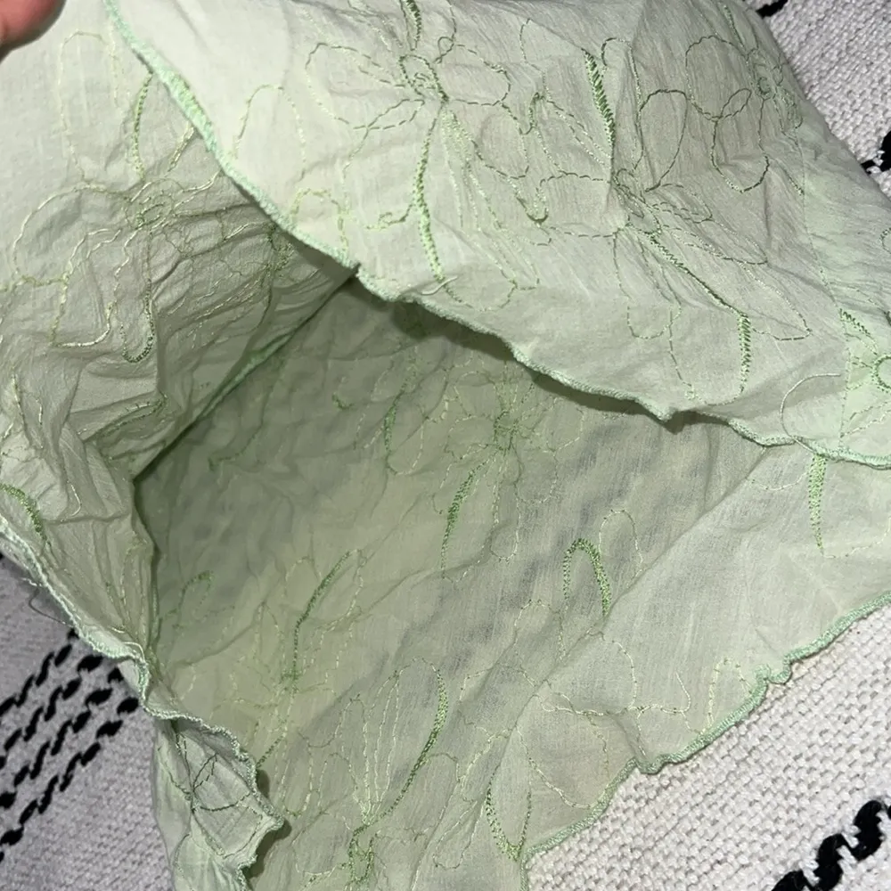 Vintage Fairycore Y2K Pastel Green Top Size L - Image 4