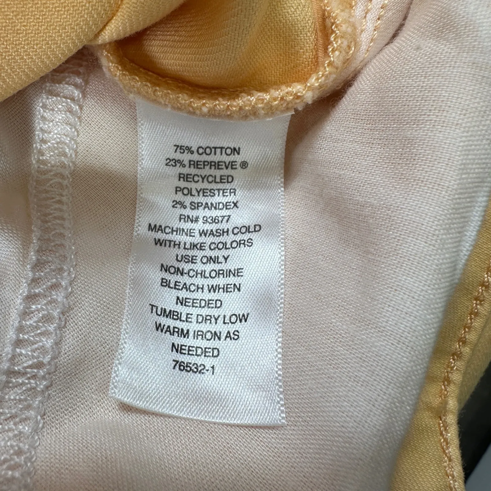 NWT Liz Claiborne Jeans Womens 12 Flare Wide Leg Apricot High Rise Light Wash - Image 6