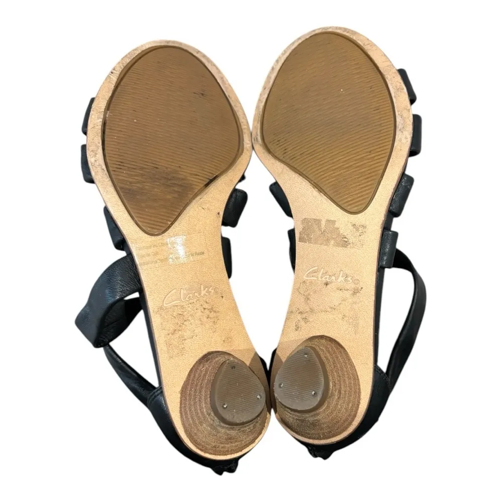 Clarks “Mena Silk” Sandal Black Women’s Size 6.5 - Image 9
