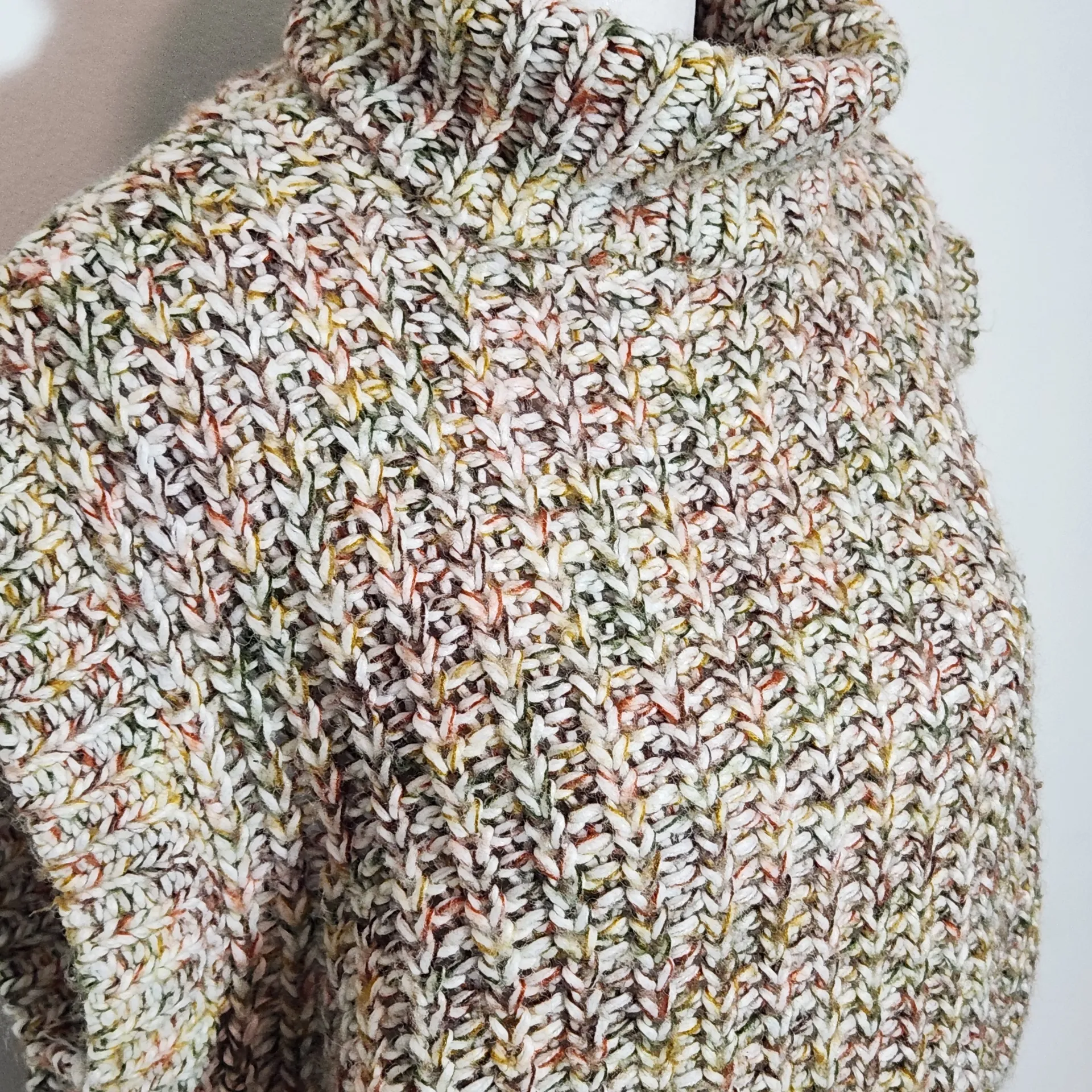 Noisy May Multi-Color Chunky Knit Sweater Vest Size Small Cropped Vest - Image 6