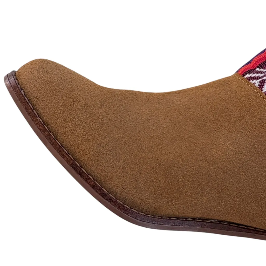 Like New Toms Leather Leila Ankle Boots Size 9 - Image 3