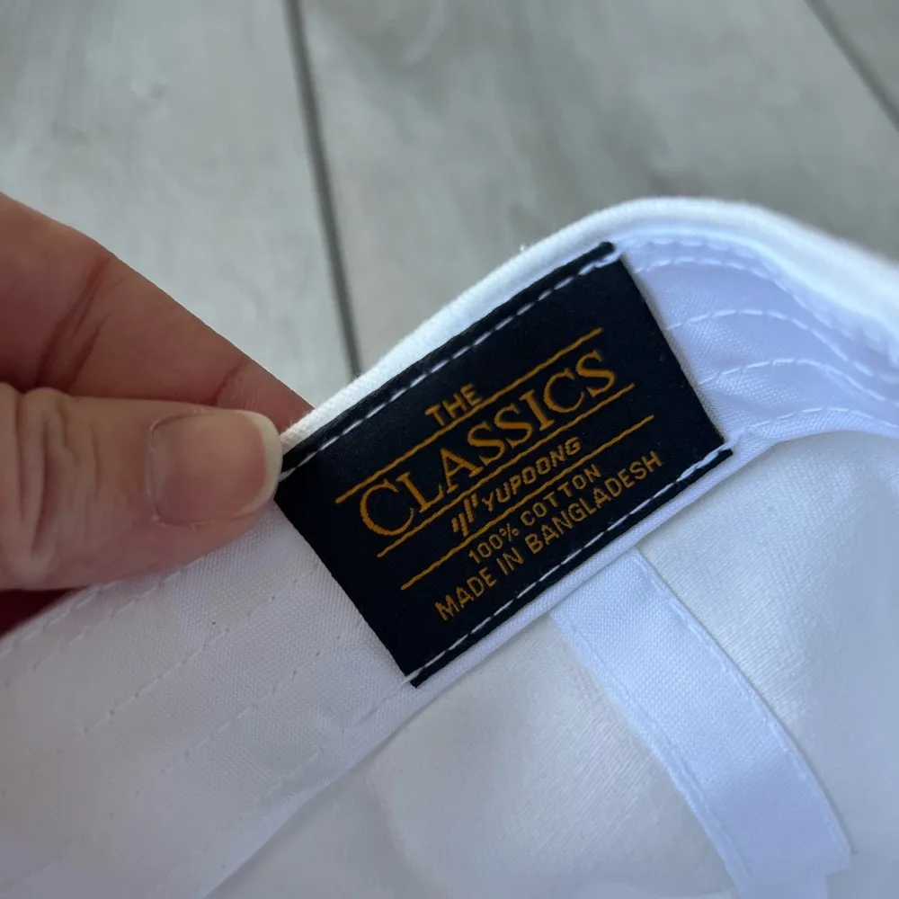 Nashville embroidered cotton white baseball cap hat - Image 3