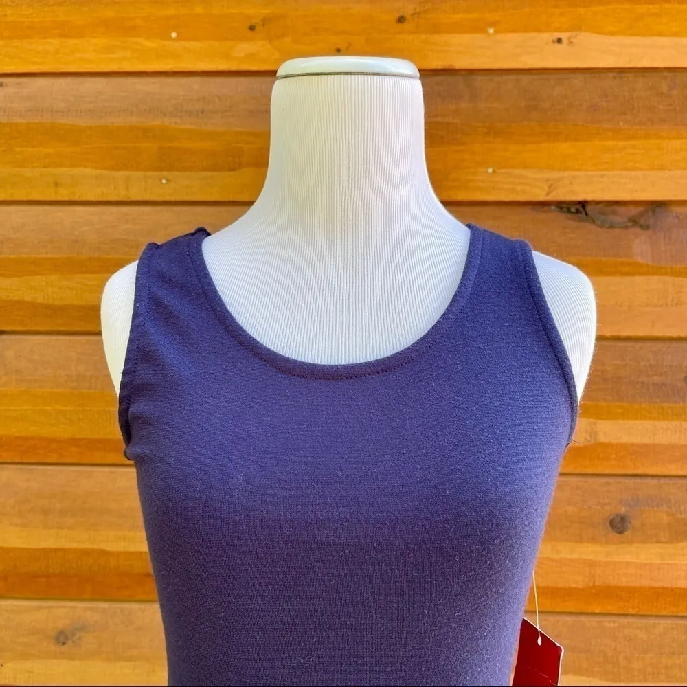 Foreign Exchange fitted ruffle bottom bodycon tank dress size small - Image 10