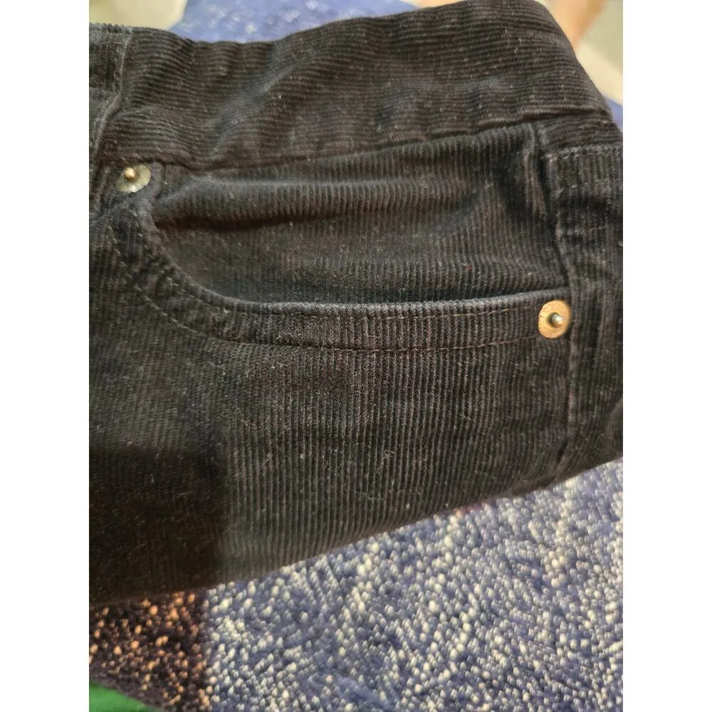 J. Crew Favorite Fit Black Corduroy Pants Size 27 Short - Image 9