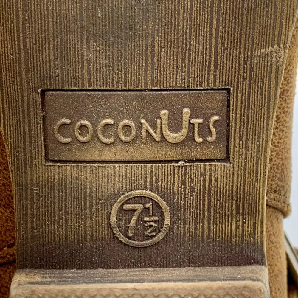 Coconuts by Matisse Buckle Ankle Booties Boots Block Heel Brown Size 7.5 Cowgirl - Image 9