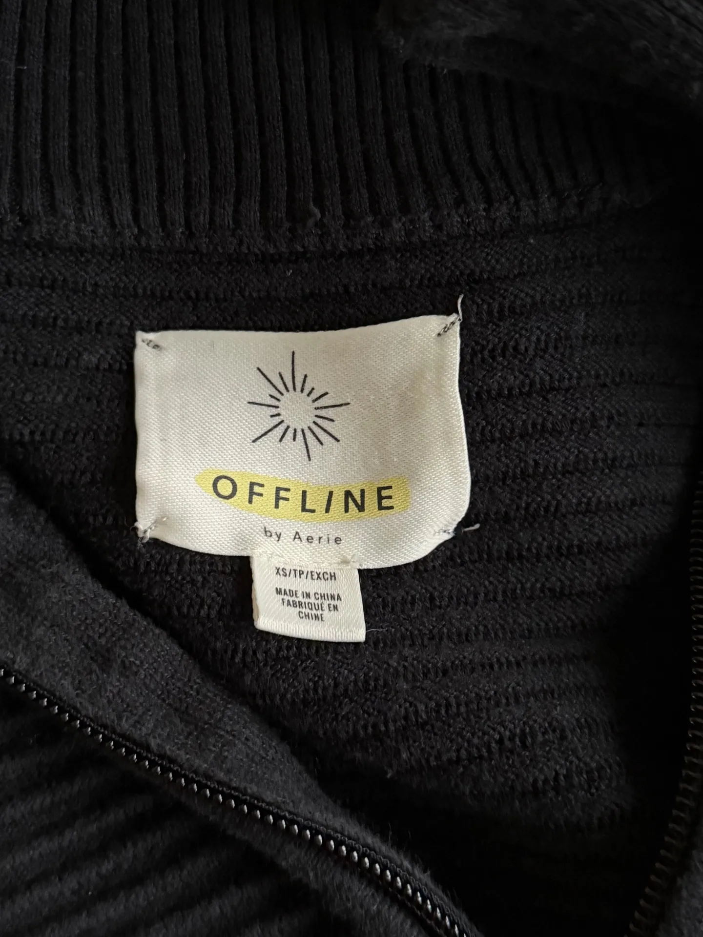 Black Aerie Quarter-Zip OFFLINE  - Image 3