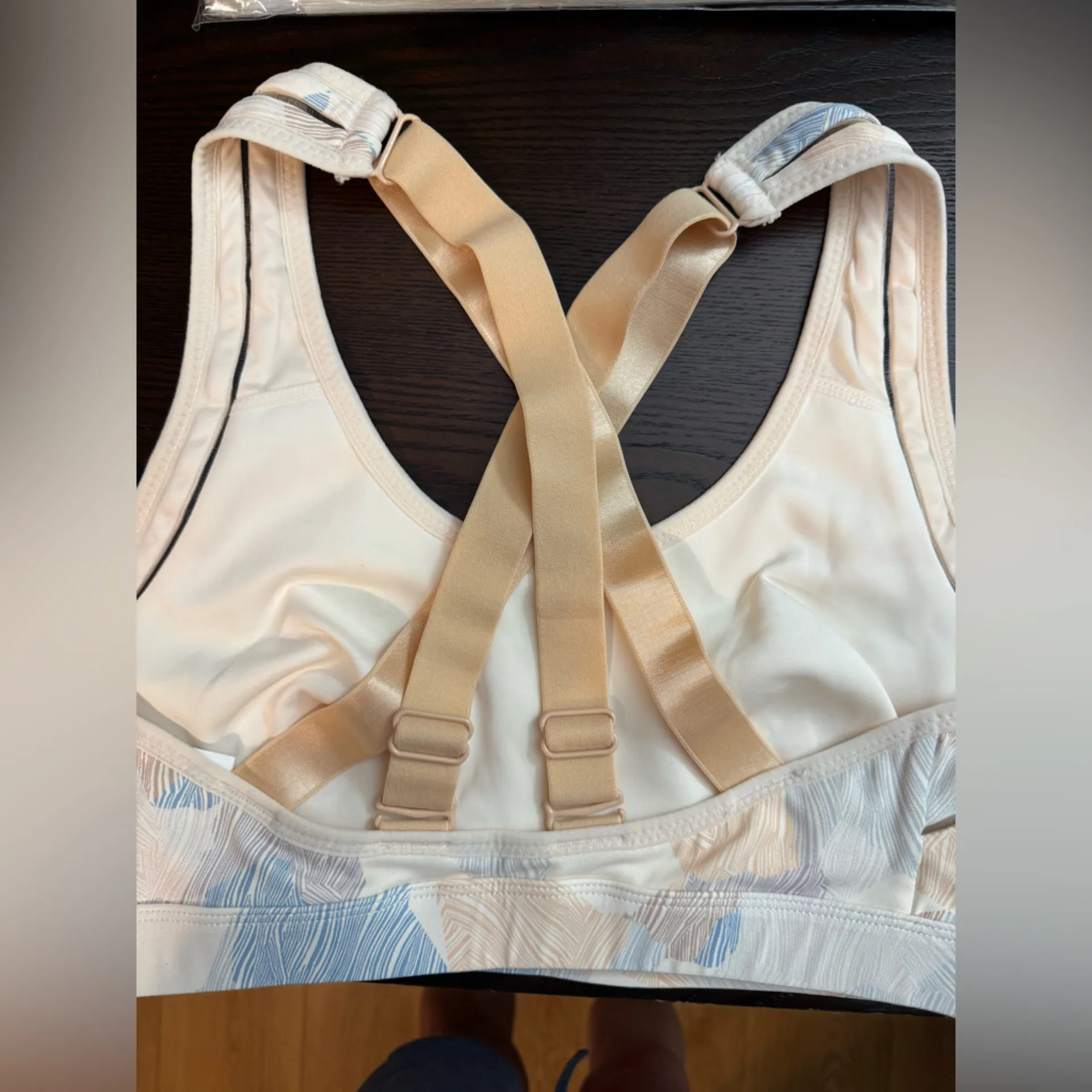 Fabletics New Belle High Impact Sports Bra Wicking Workout Yoga Size L - Image 5