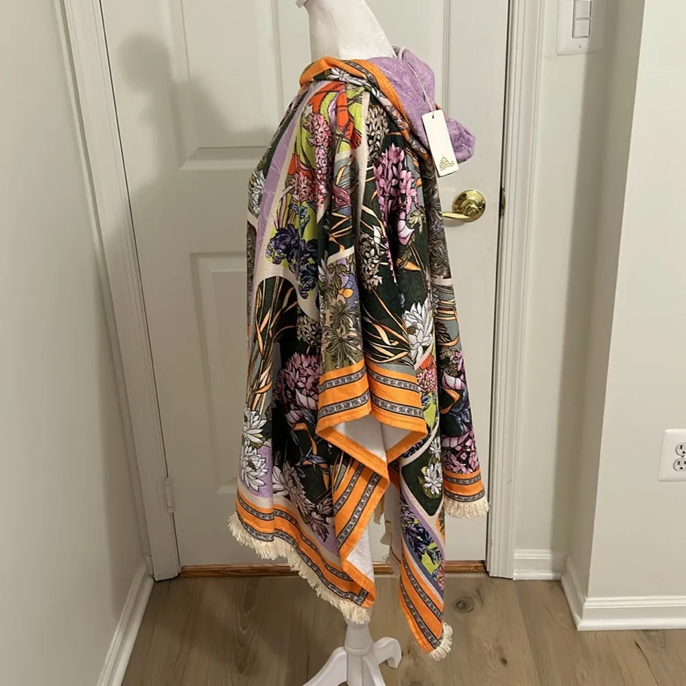 Agua Bendita Delahila Suki Poncho Towel Caftan NWT Size U, One Size Fits All - Image 9