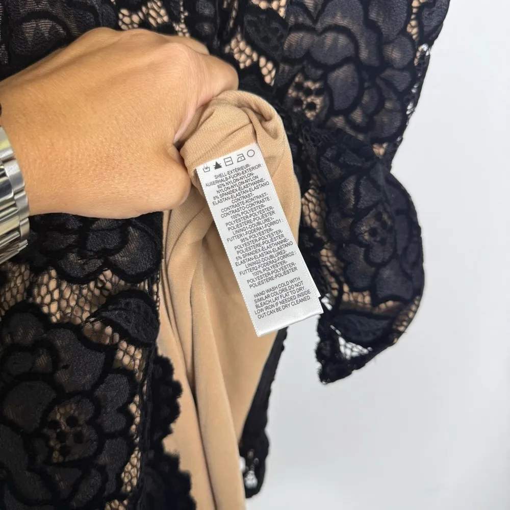 Dress the Population Nicole Formal Bodycon Lace Sheath Dress Women’s Size Small - Image 6