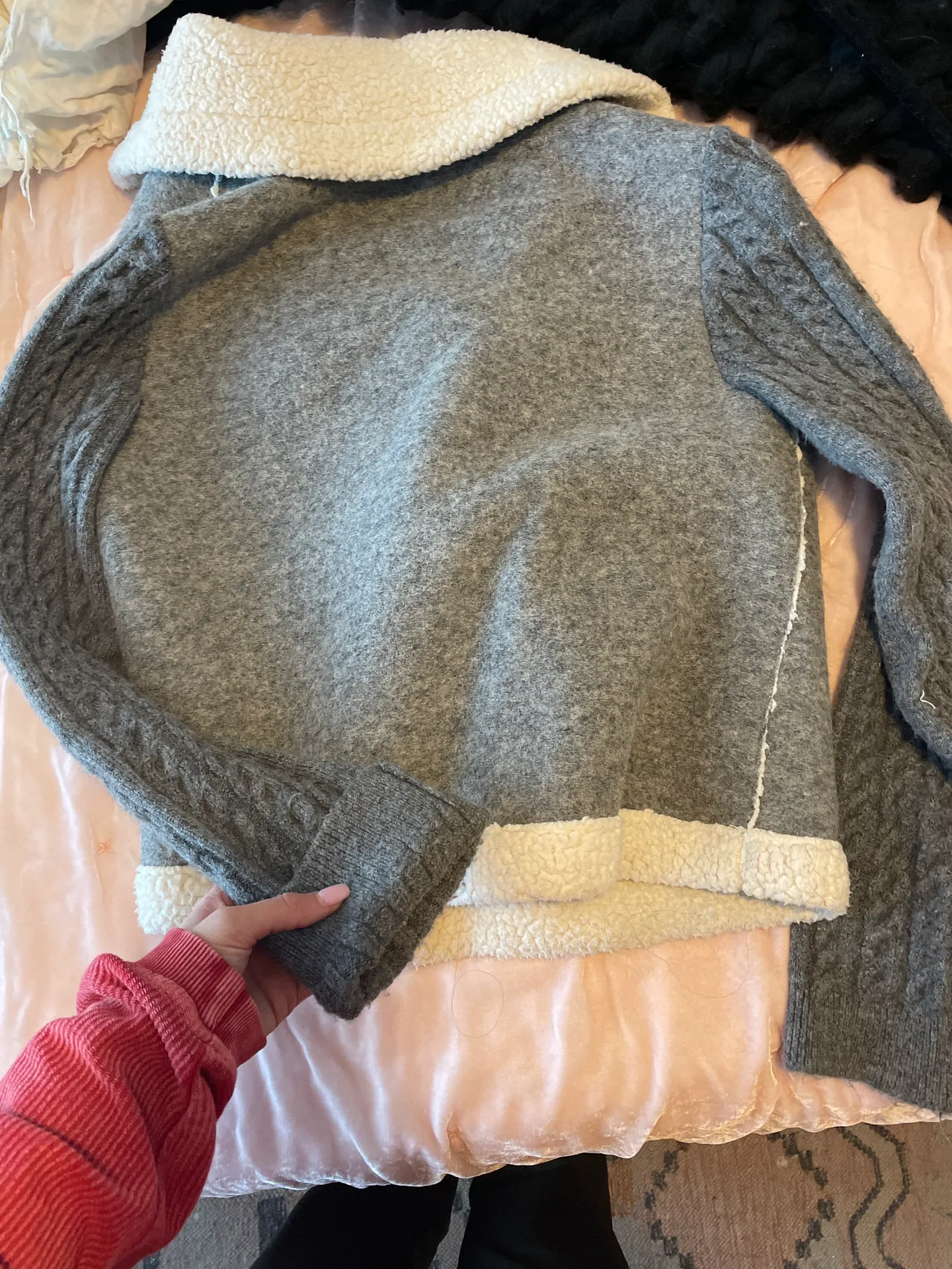 ZARA Cozy Knit Jacket - Image 2