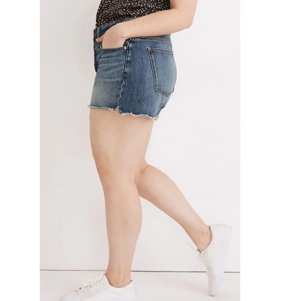Madewell Relaxed Denim Jean Split Hem Edition Shorts,‎ Size 8 (29 Waist) NWT - Image 6