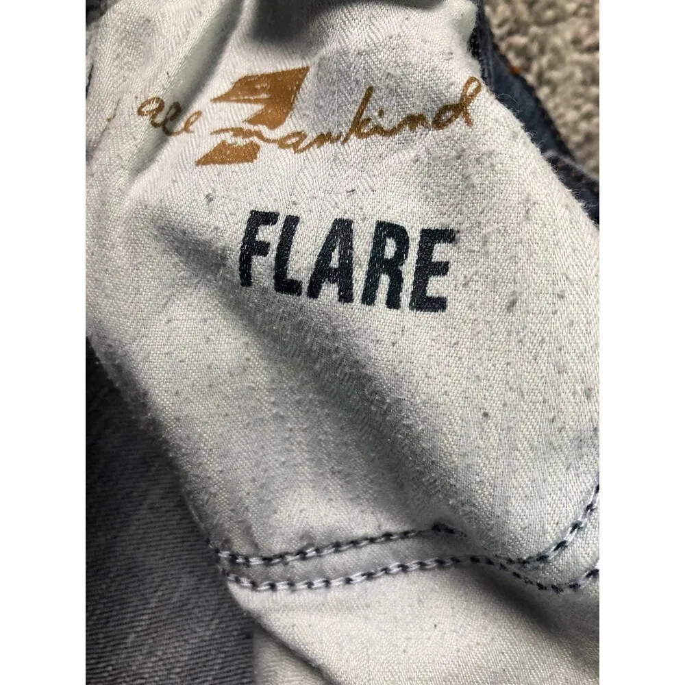 7 For All Mankind Medium Wash Flare Bootcut Jeans 26 - Image 6