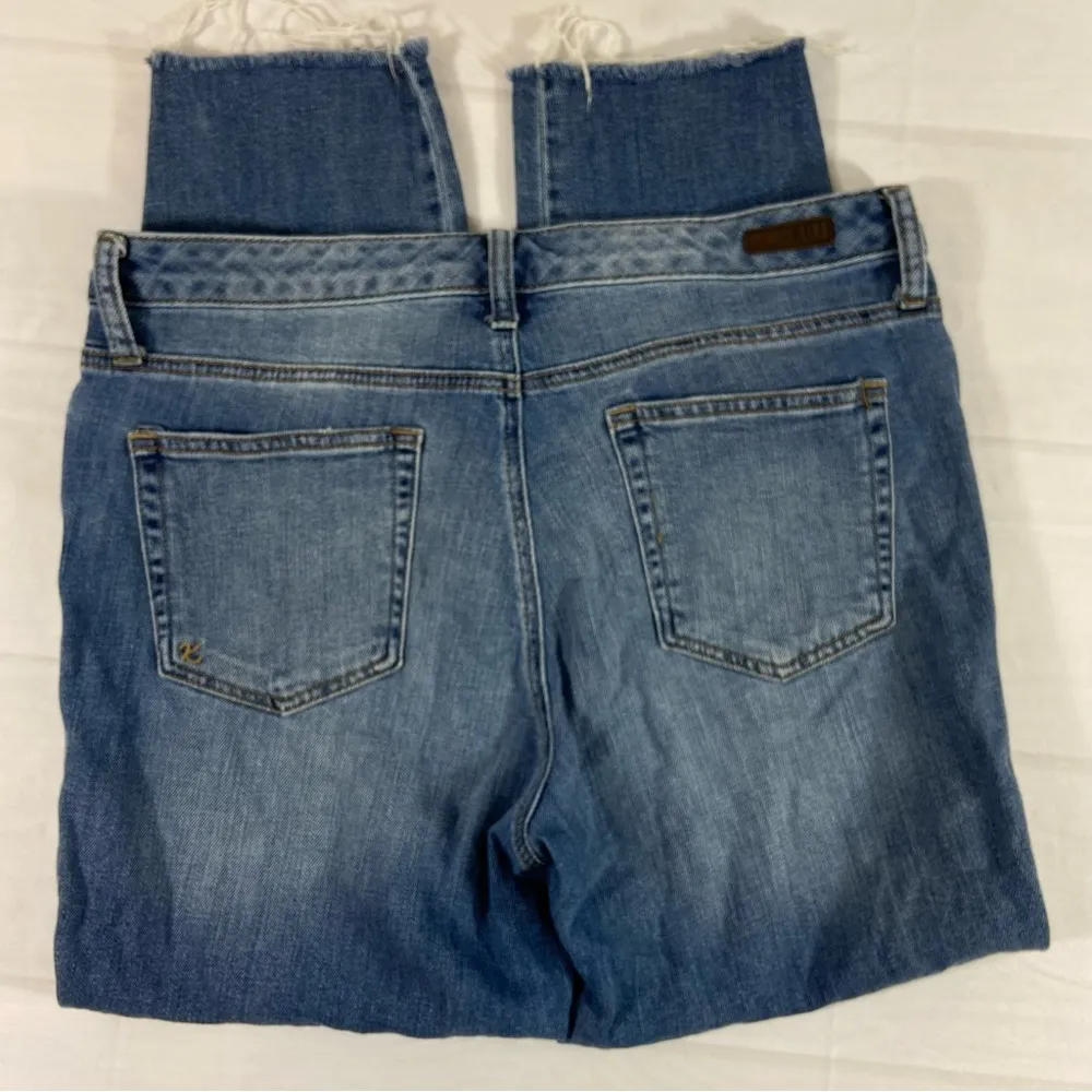 Kut From The Kloth HR Cigarette Leg Distressed Medium Wash Jeans Women’s Size 14 - Image 16