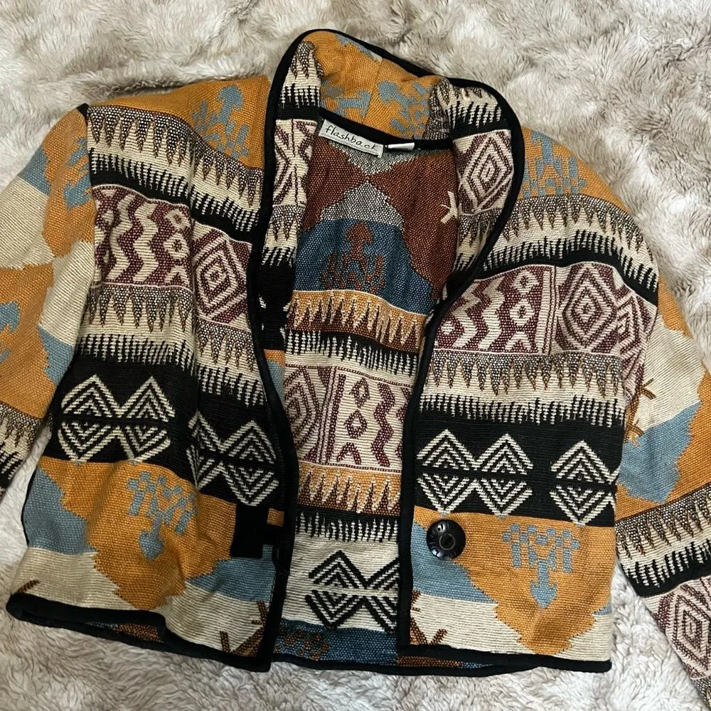 Vintage Aztec Jacket - Image 2
