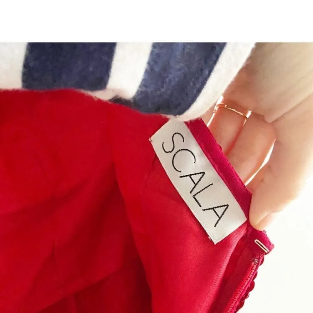 Scala Red Sequin Mini Dress - Image 6