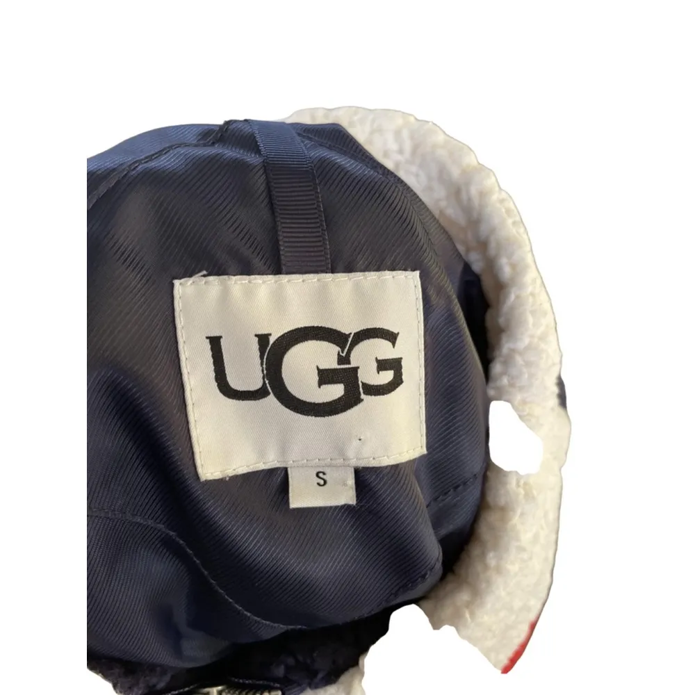Women's UGG Jacket Size S Blue Red - Image 4