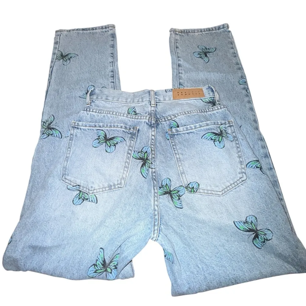 Pacsun Eco Butterfly Print Dad Jeans - Image 6