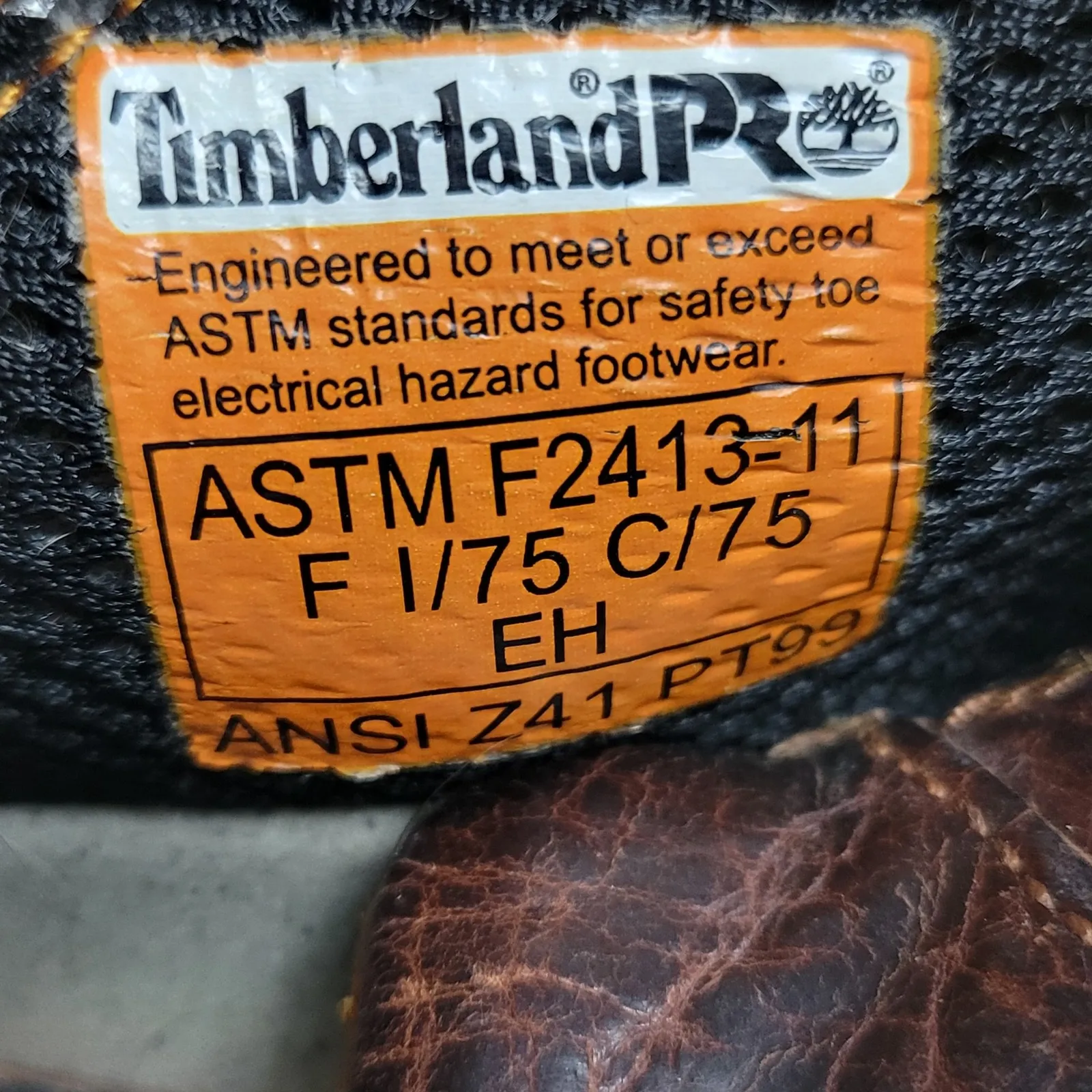 Timberland Pro Titan EH Womens Shoes Size 6 Brown Alloy Toe Leather Oxford 63189 - Image 6