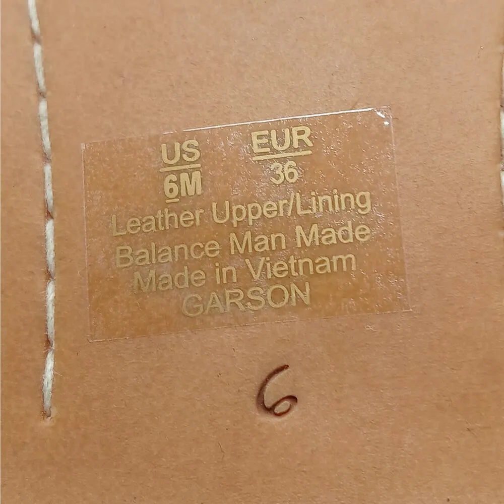 Sam Edelman Garson Sandals Womens 6M Brown Leather Slip On Slides Summer Shoes - Image 9