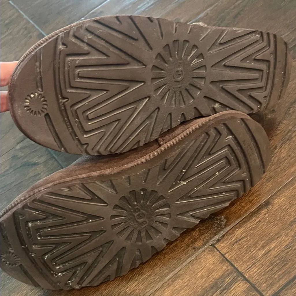 UGG Brown Ultra Mini Suede Boots 7 - Image 5