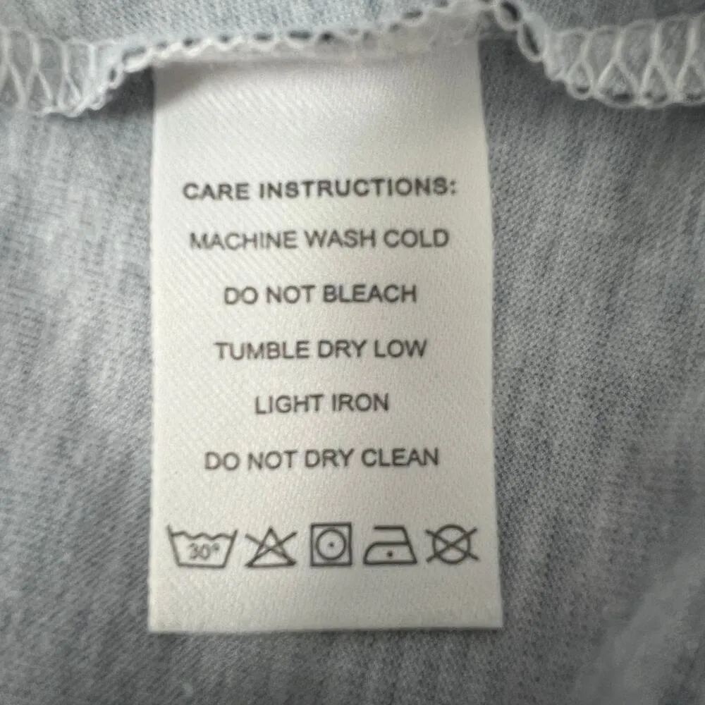 Water Print Tunic Dress XXL Art to Wear Stretch Pullover Casual Boho Novelty Blue Size L - Image 12