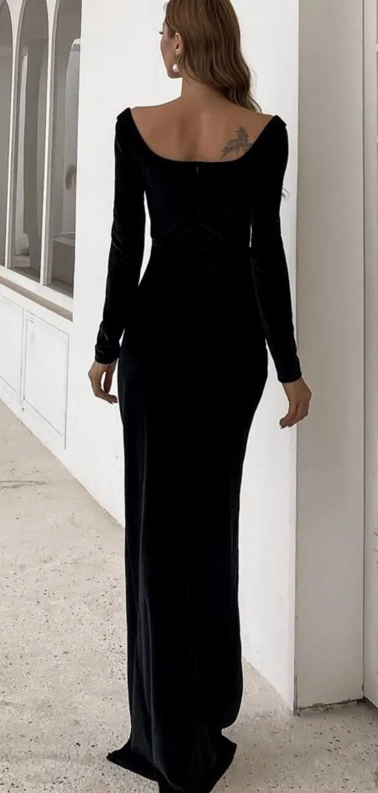 SheIn Velvet Prom Dress - Image 2