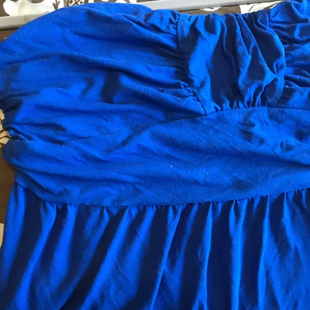 INC Strapless Tank /Tube Top Blue Sz L GUC INC International Concepts Summer Top - Image 3