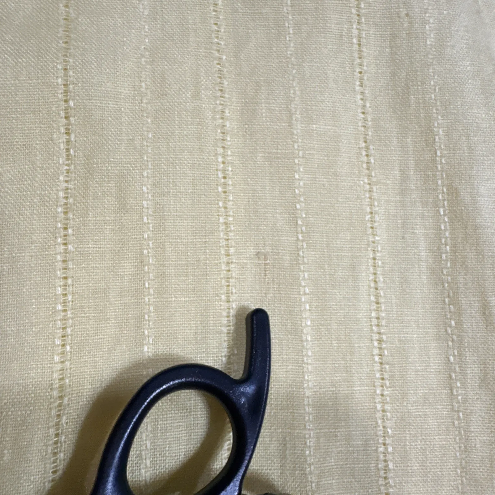 Sag Harbor Womens Linen Button Up Tunic Shirt Collared Roll Tab Sleeve Yellow S - Image 6