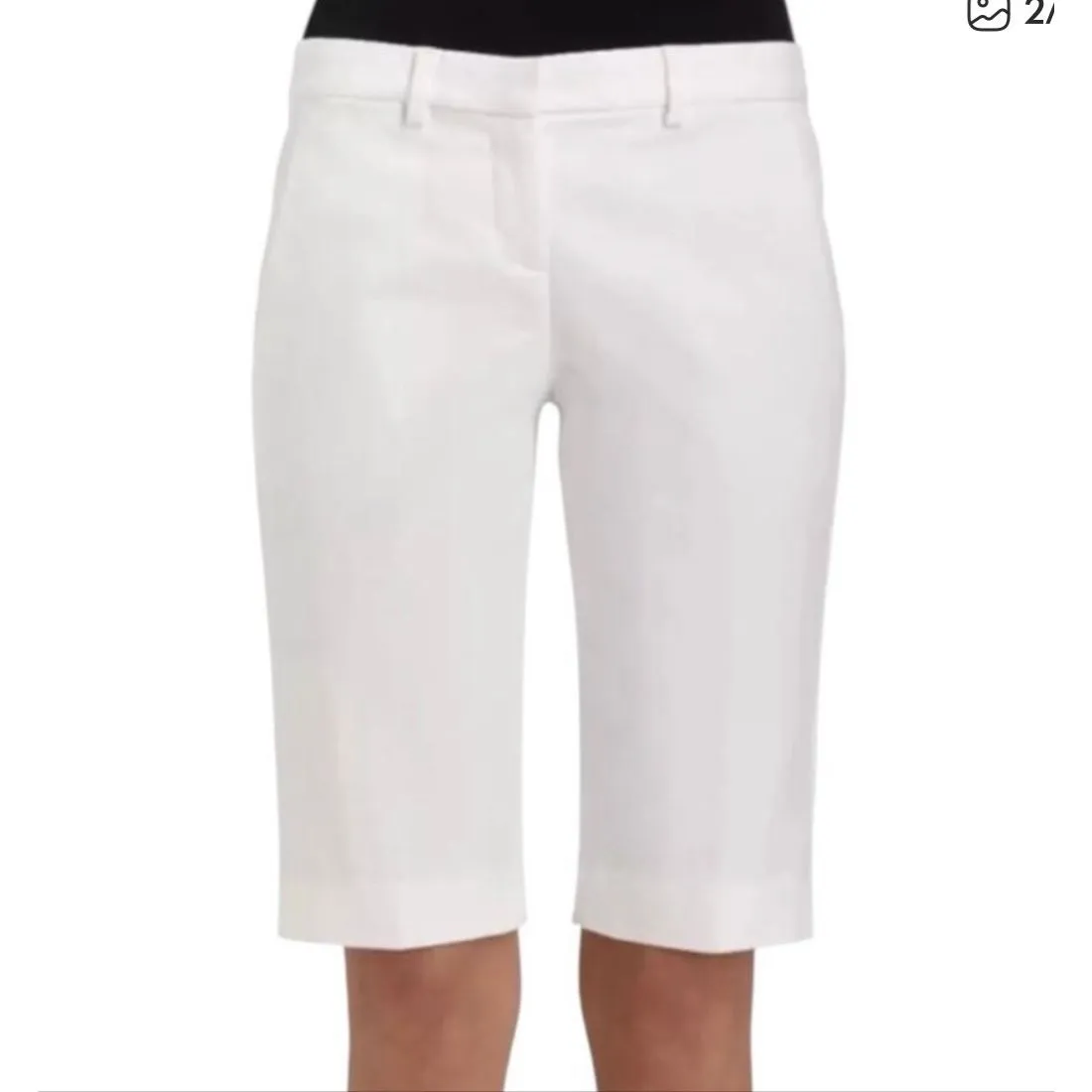 Theory easy linen blend Bermuda shorts size 2 - Image 11