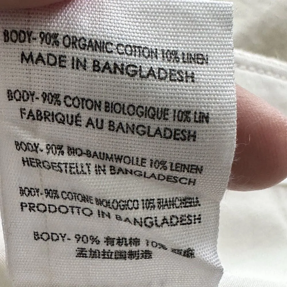 Ninty Percent S High Waisted Tailored Beige Dressy Casual Pleated Wide Short - Image 11