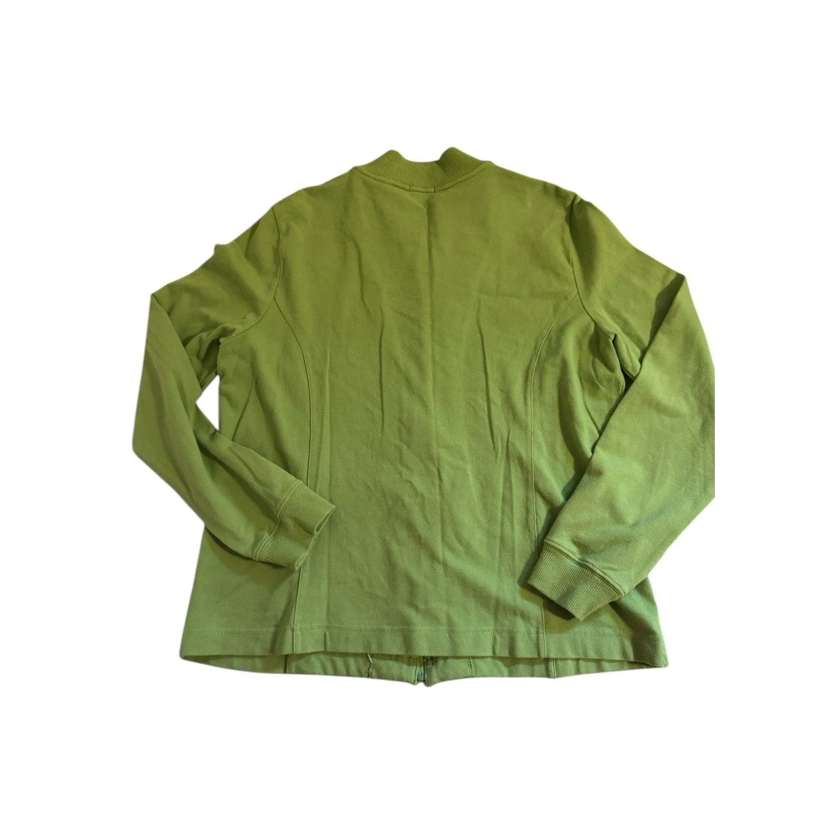 IZOD XFGolf Green Outfit Set Skirt  Zip down Top Womens Large, Size 14 Skort - Image 4