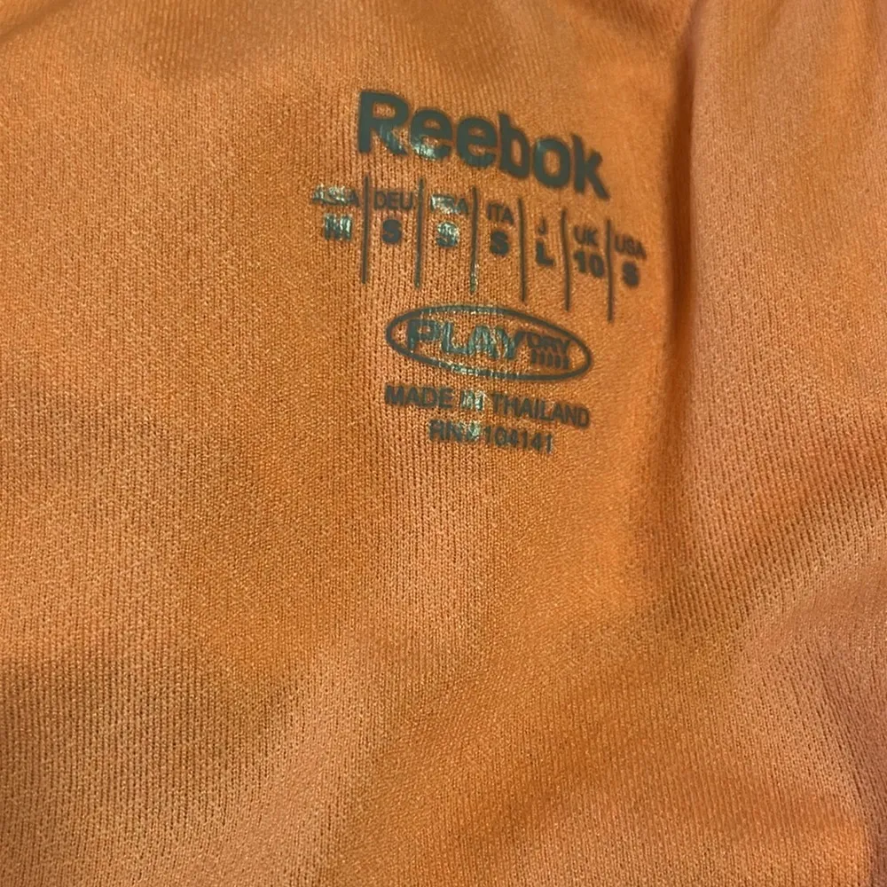 Reebok Orange with Pink Running Shorts. Panty Liner and Internal Drawstring - Image 7