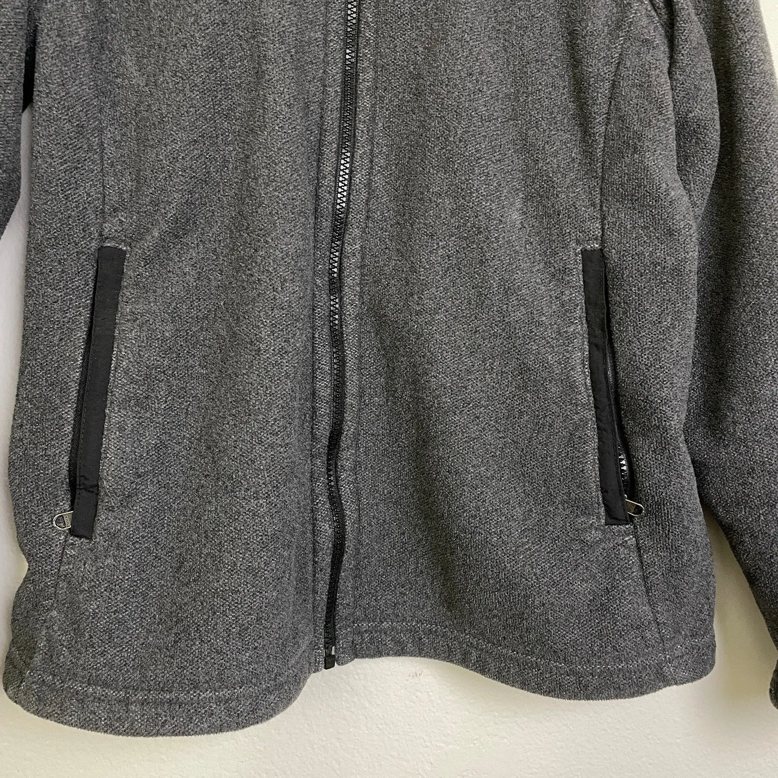 Patagonia Synchilla Polar Basin Jacket Womens Small Gray Fleece Full Zip Outdoor - Image 4