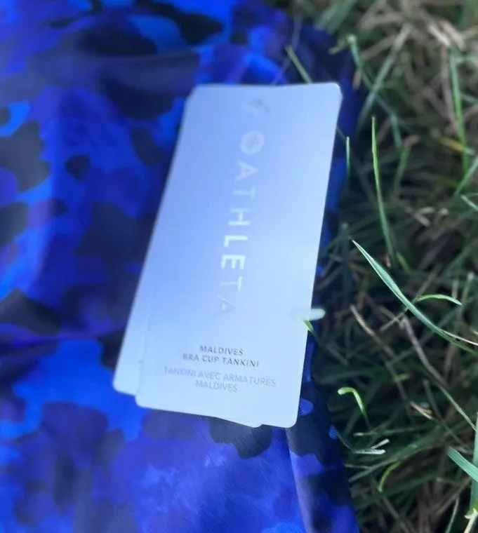 NWT Athleta Tankini Top 36 B/C - Image 3