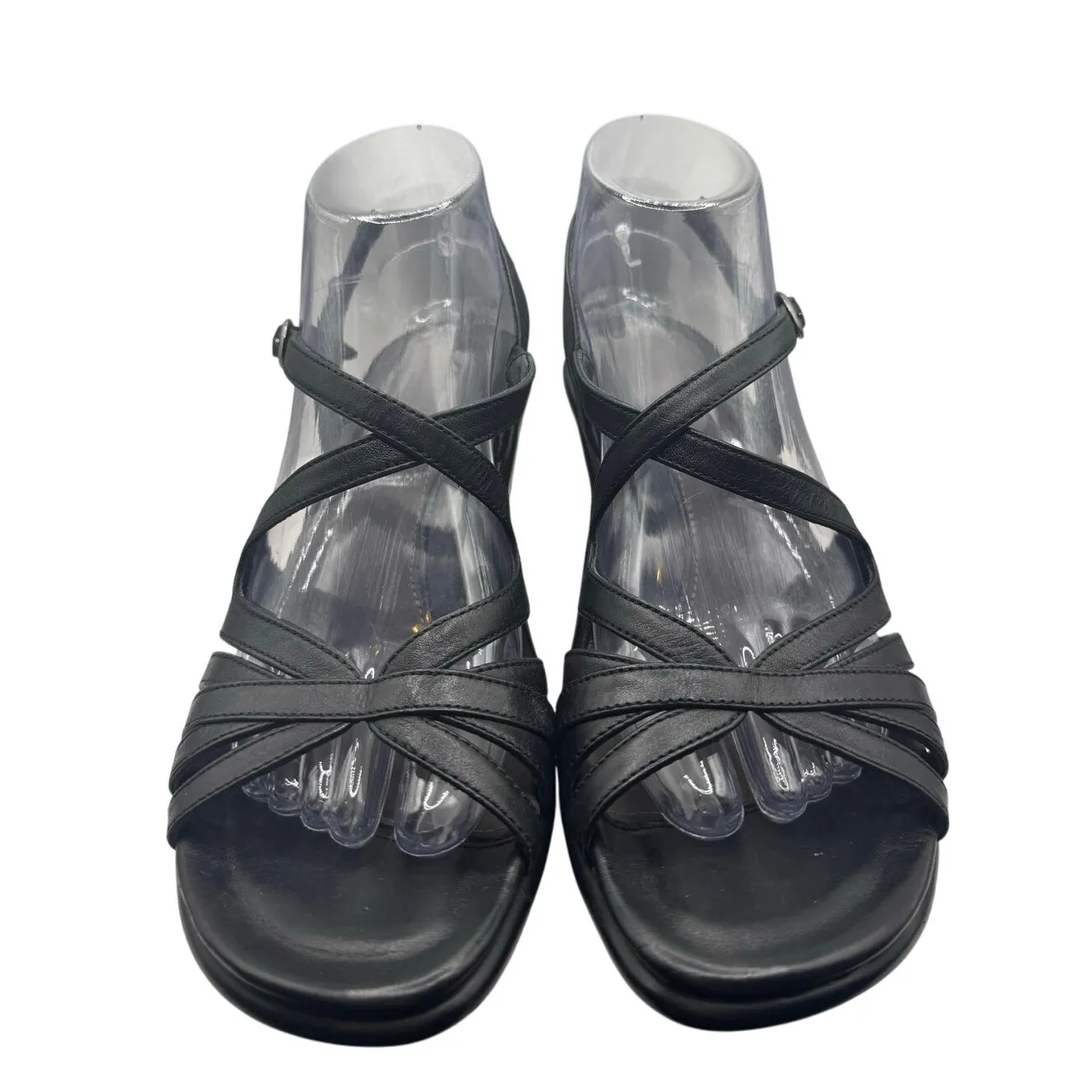 Dansko Strappy Leather Sandal Heels 40 - Image 3