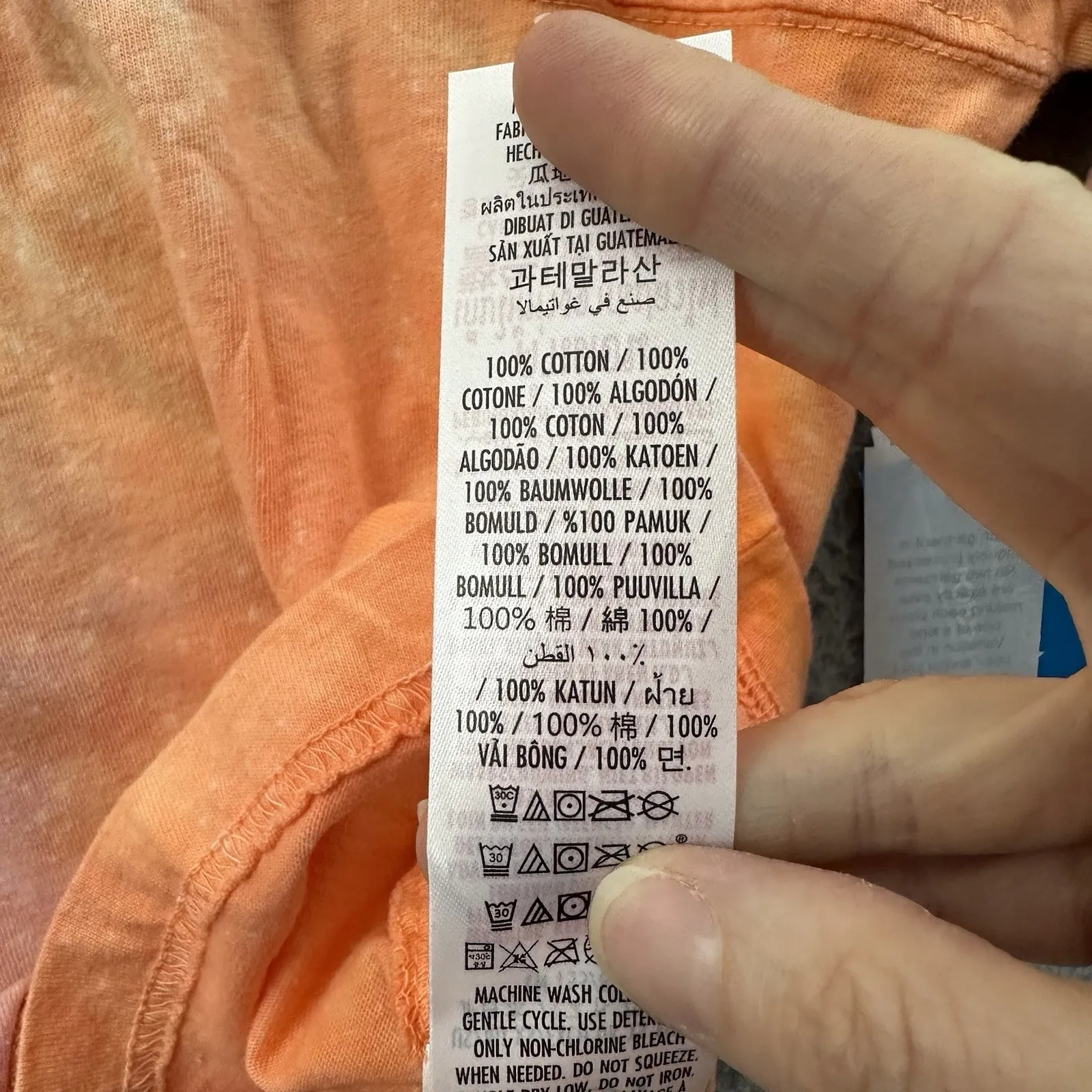 NWT Walt Disney World Parks Spirit Jersey Orange Purple Tie Dye‎ Women's XS - Image 7