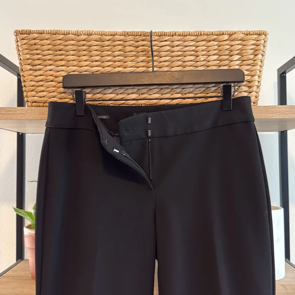 Talbots Mid-Rise Signature Black Woven Career Dress Pant Trouser, 4 - Image 6